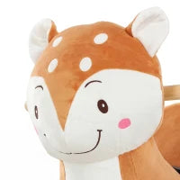 Deer Rocking Horse for Toddlers 1-3 Years, Brown