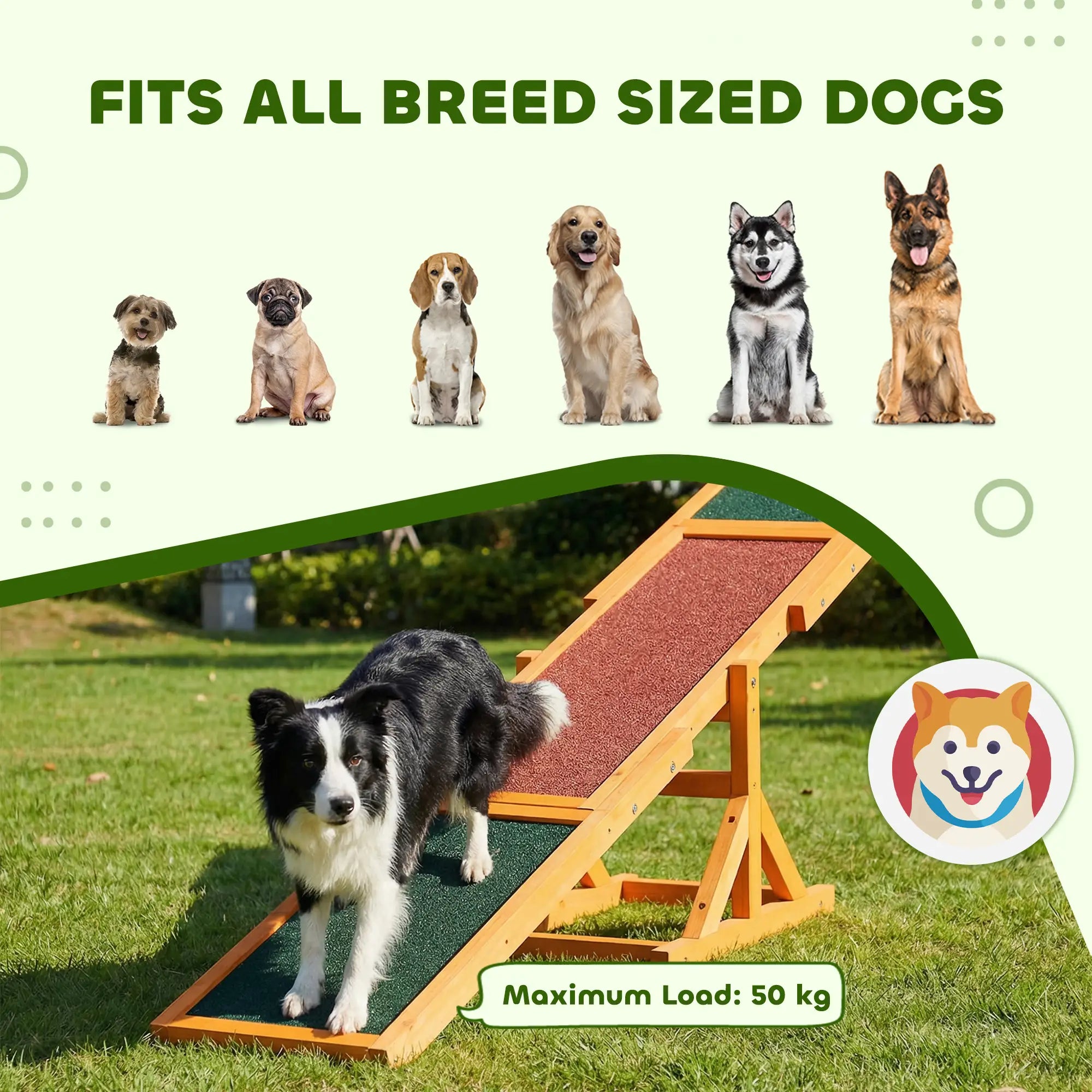 Wood Pet Seesaw Platform, Dog Agility Training Equipment, Weather Resistant Dog Agility Training Equipment at Gallery Canada