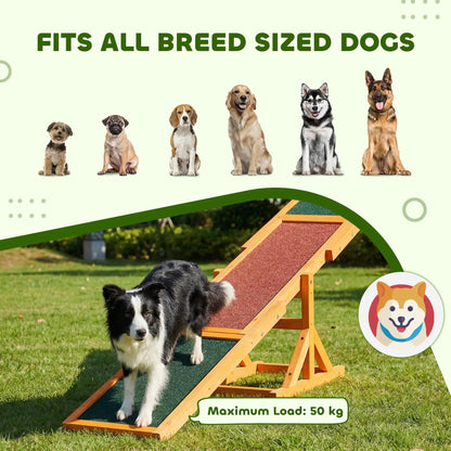 Wood Pet Seesaw Platform, Dog Agility Training Equipment, Weather Resistant Dog Agility Training Equipment at Gallery Canada
