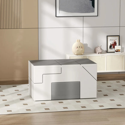 2-Piece Soft Play Kids Foam Set, for Crawl and Climb, Light Grey Kids Gym & Playmats at Gallery Canada