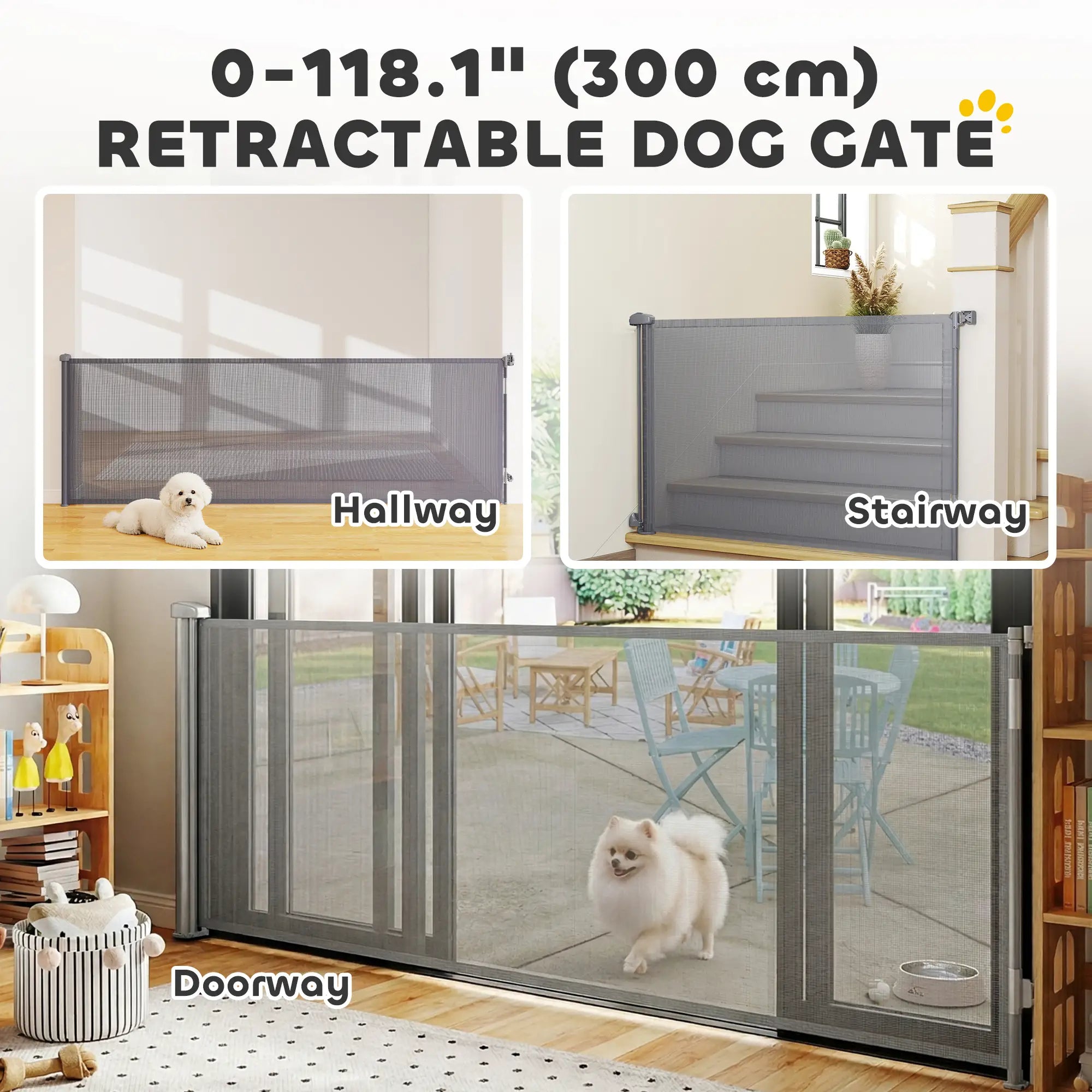 Retractable Dog Gate, 41