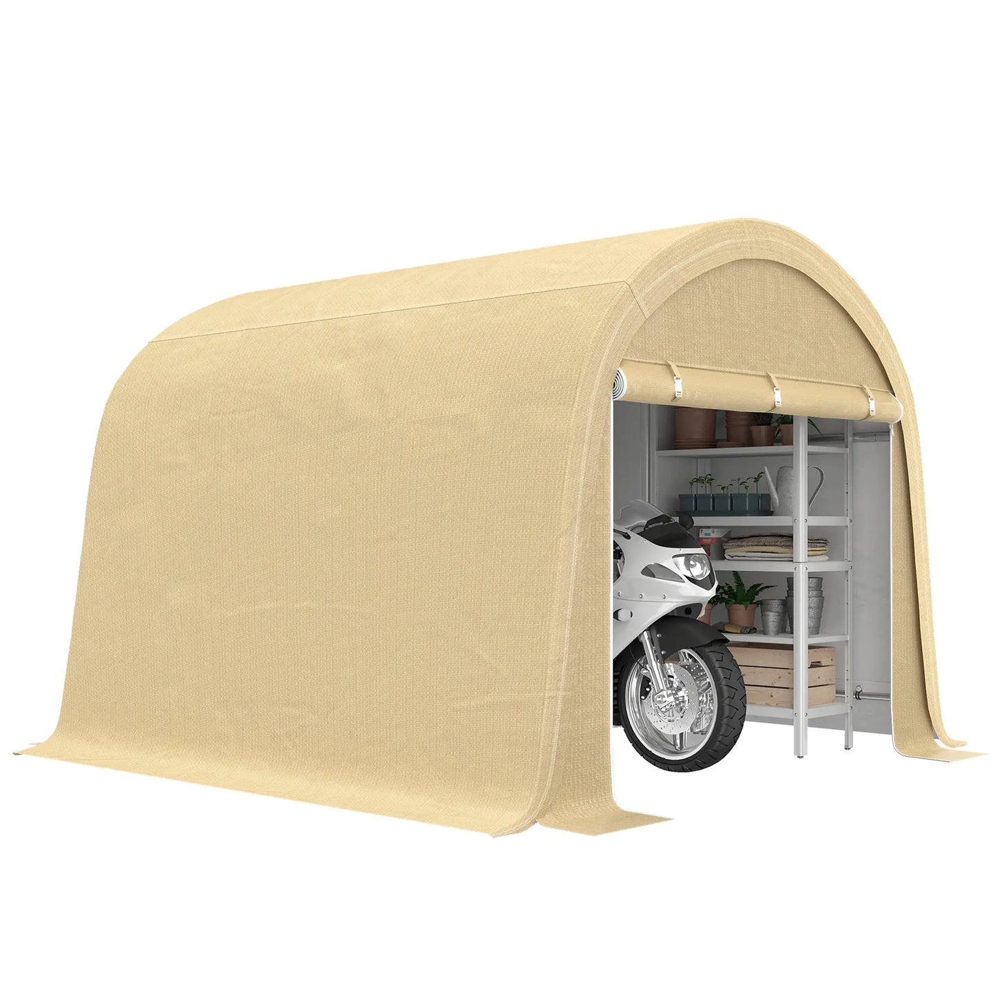 10' x 10' Outdoor Storage Tent, Heavy Duty Waterproof Portable Shed Portable Shed at Gallery Canada