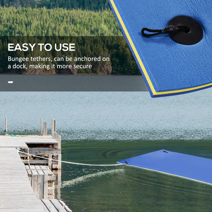 6.5' x 2' Roll-Up Pool Float Mat, for Lake, Ocean, Pool, Blue Water Sports & Boating Supplies at Gallery Canada