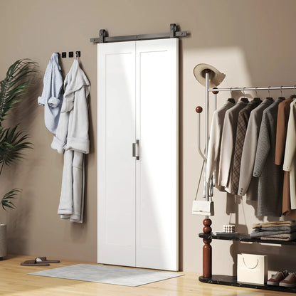 35" x 83" Sliding Door, 3.6FT Bi-Folding Door, Hardware Kit, Paintable MDF Door Hardware at Gallery Canada