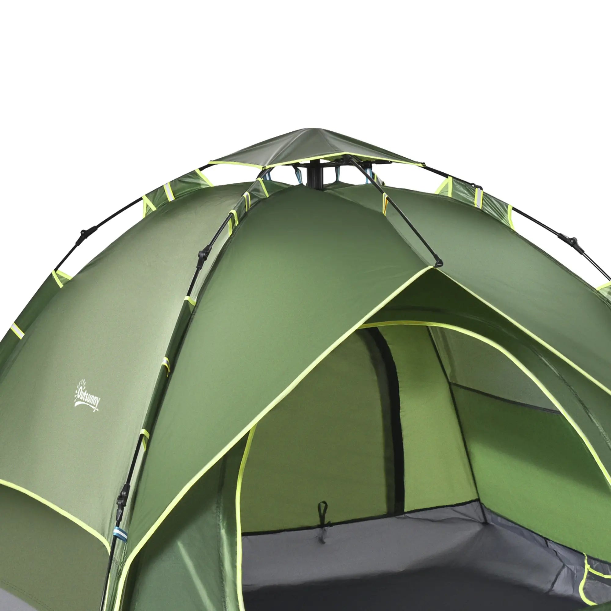 3 Person Camping Tent, 1000mm Waterproof, Dark Green Camping Tents at Gallery Canada