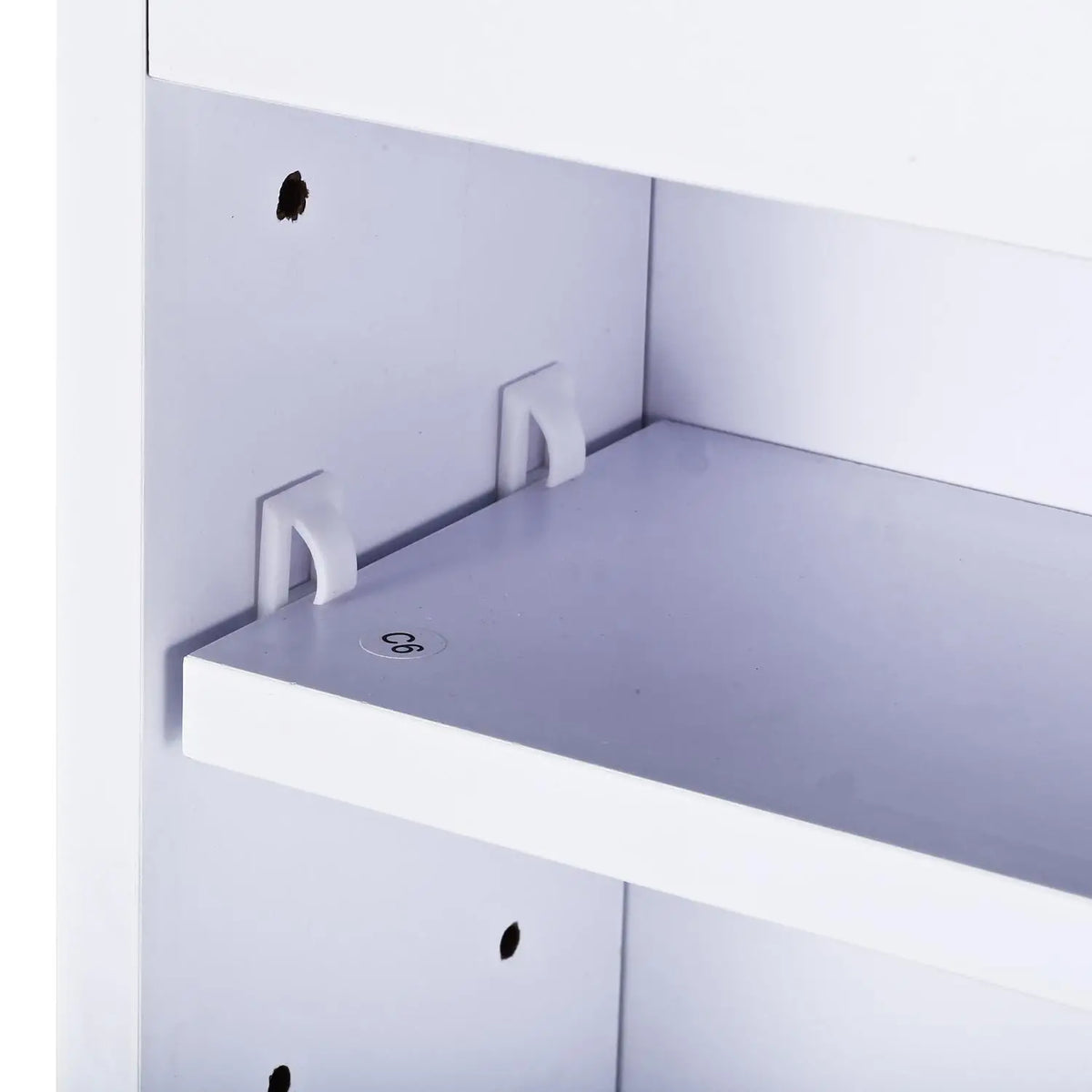 Wall-Mounted Bathroom Mirror Cabinet, Double Doors, Adjustable Shelf, Lilac Mirror Medicine Cabinets at Gallery Canada