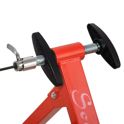 Magnetic Bike Trainer Stand, Indoor Bicycle Exerciser, 5 Levels Resistance, Red Bike Trainer Stands at Gallery Canada