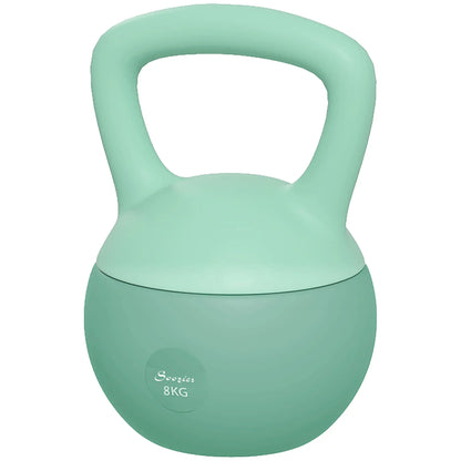 18 lb Soft Kettlebell, Sand Filled, Grip Handle, Full Body Workout Strength Training Equipment Green at Gallery Canada