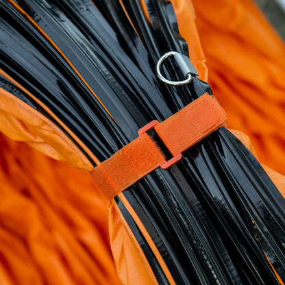 Dog Tunnel, 13 Foot Long, 24" Open Pet Agility Equipment with 2 Support Brackets, Carrying Bag, Orange Dog Agility Training Equipment at Gallery Canada