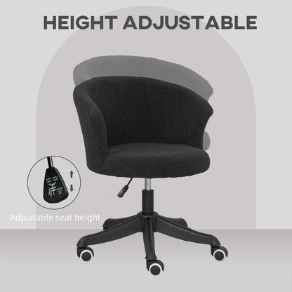 Armless Office Chair, Adjustable Height, Swivel Wheels, Mid Back, Black Task Chairs at Gallery Canada