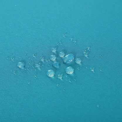 Outdoor Wicker Rocking Chair, PE Rattan Recliner with Cushion, Adjustable Footrest, Turquoise Outdoor Rocking Chairs at Gallery Canada