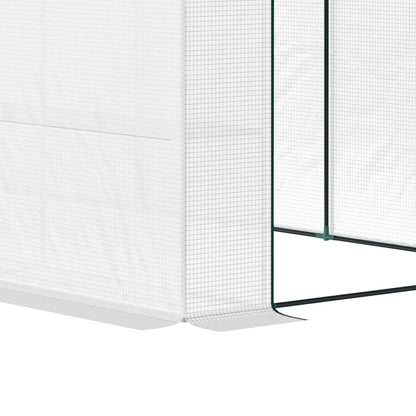 Walk-In Greenhouse, 10' x 5' x 7', PE Cover, Windows, Shelves, White Walk In Greenhouses at Gallery Canada