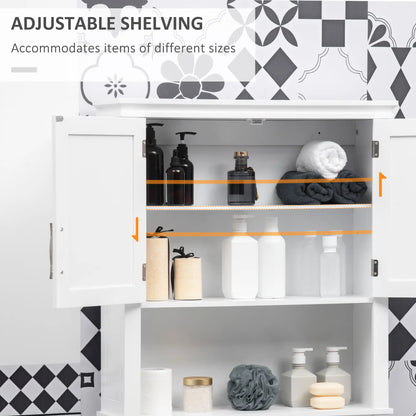 Over Toilet Storage Cabinet, Bathroom Cabinet with Doors, Shelves Over The Toilet Storage at Gallery Canada