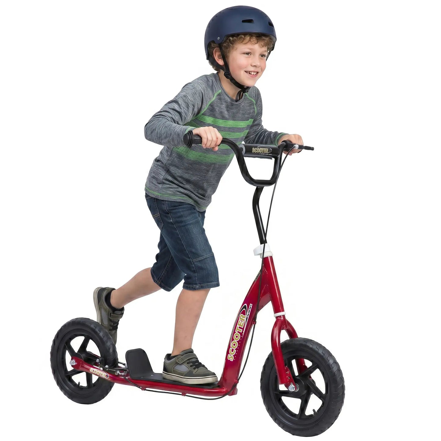Kids Scooter, Street Bike, 12'' Tire, 5-12 Years, Red Scooters Red at Gallery Canada