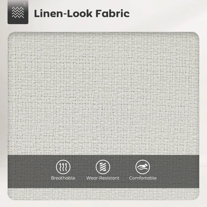 26 Inch Counter Height Barstools Set of 2, Upholstered Swivel, Cream White Bar Stools at Gallery Canada