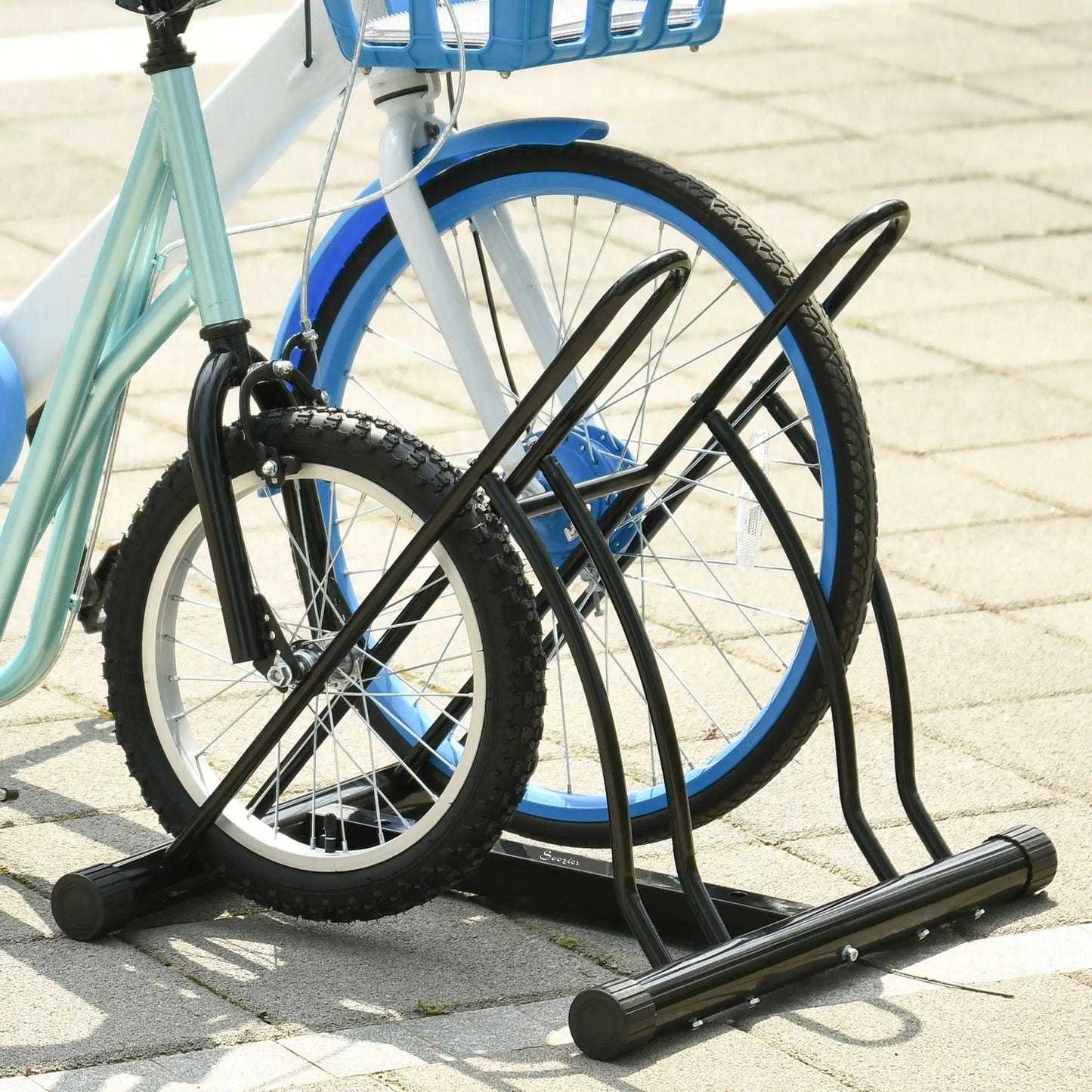 2 Bike Rack Floor Stand, Indoor Outdoor Bike Storage Holder Bike Parking Stands at Gallery Canada