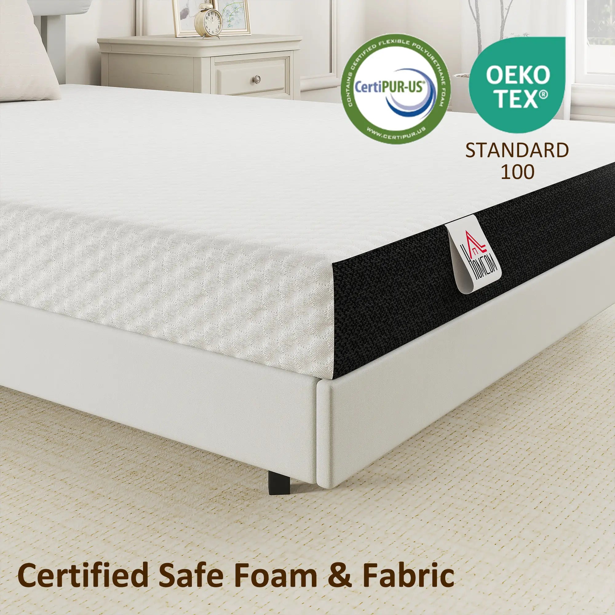 Twin 6 Inch Memory Foam Mattress, Medium Firm, CertiPUR-US Mattresses at Gallery Canada