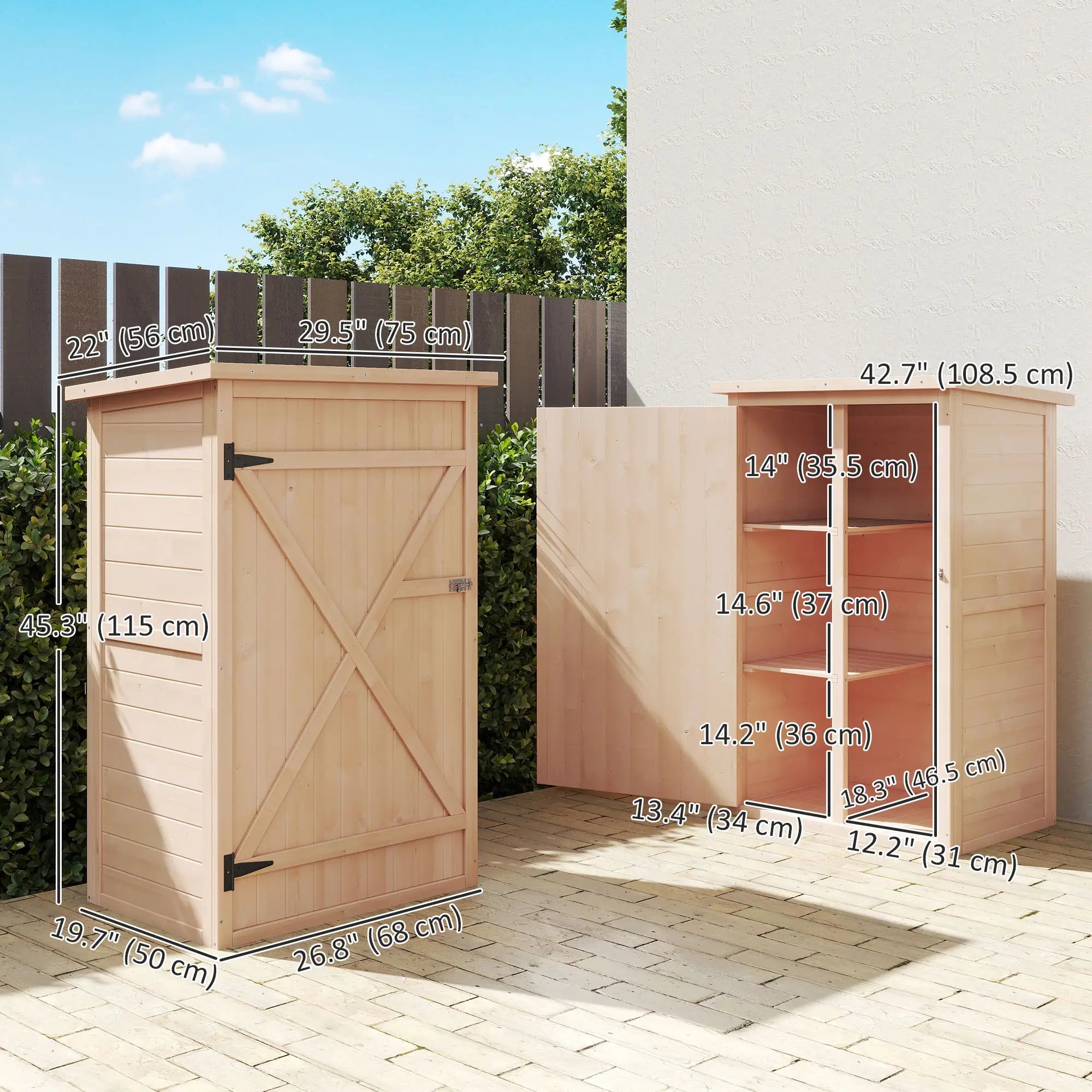 Garden Storage Shed, 29.9