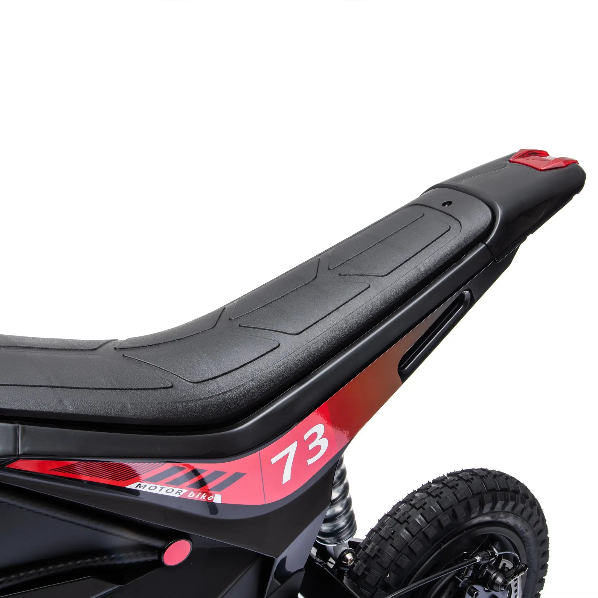 24V Kids Electric Motorcycle, Black, 12