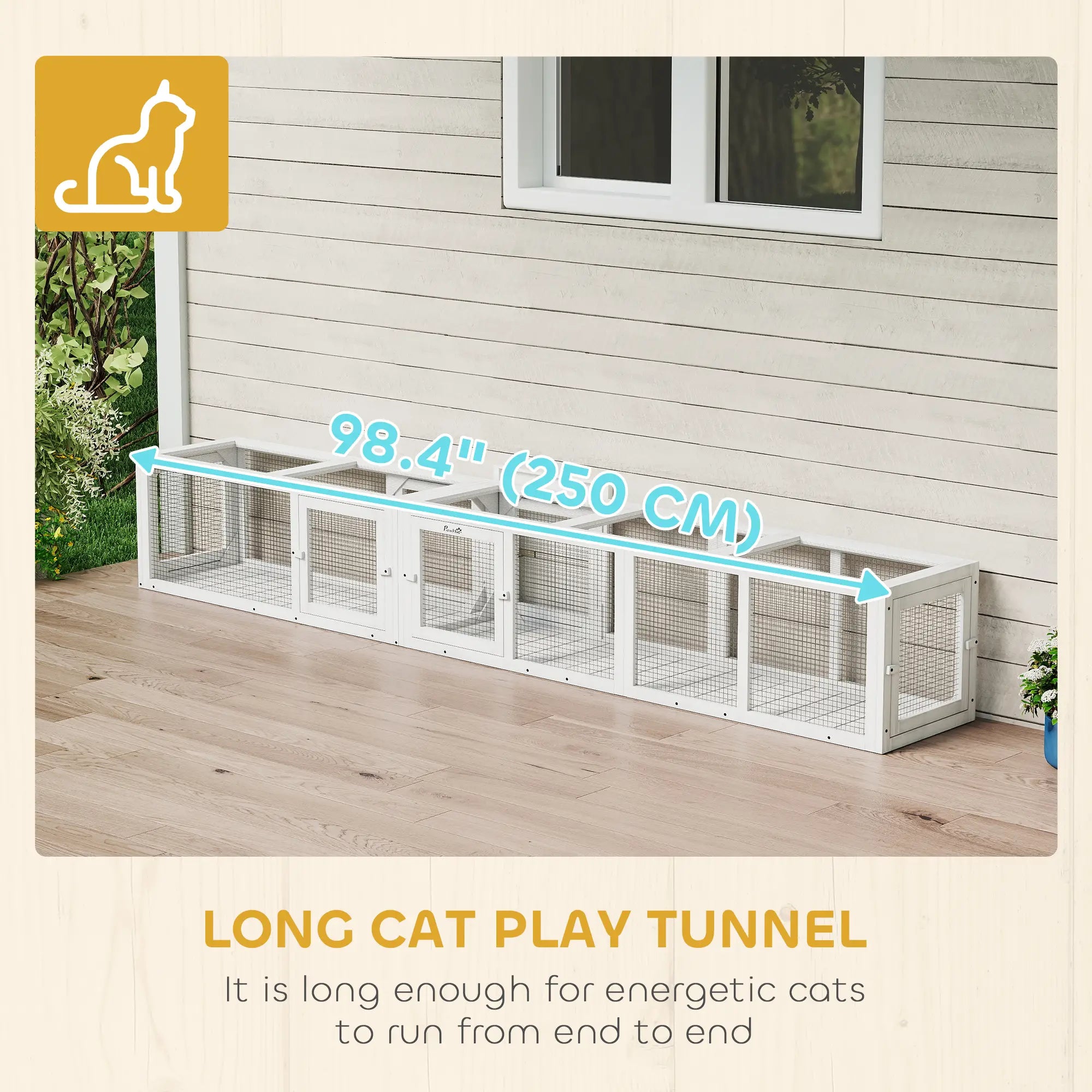 Cat Tunnel, Outdoor Enclosure, 98