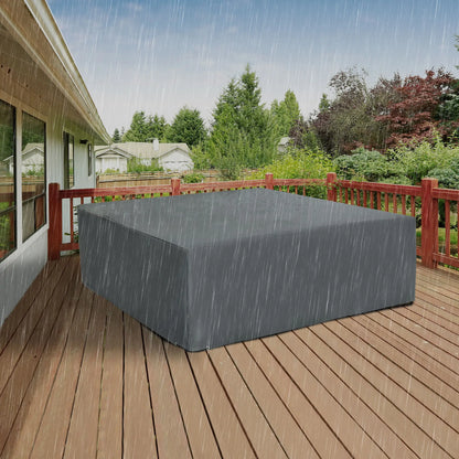 Waterproof Patio Furniture Cover, 80.7" x 75.6" x 24", Grey Patio Furniture Covers at Gallery Canada