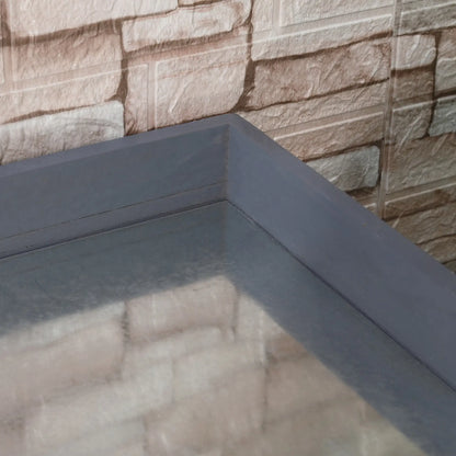 Outdoor Garden Storage Cabinet, Galvanized Top, Two Shelves, Grey Sheds at Gallery Canada