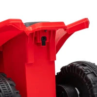 6V Kids ATV Quad, Button Control, 45Mins Runtime, Red