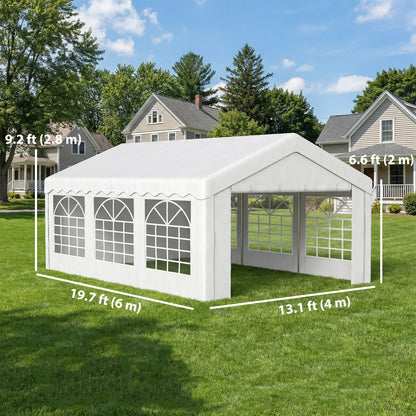 20'x13' Heavy Duty Portable Event Tent, White Canopy Tents at Gallery Canada