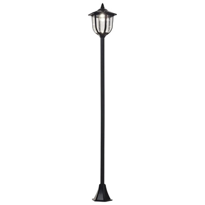 Solar Torch Lights, Outdoor Garden, 6 LED, Water-Resist, Auto On/Off Solar Post Lamps Black at Gallery Canada