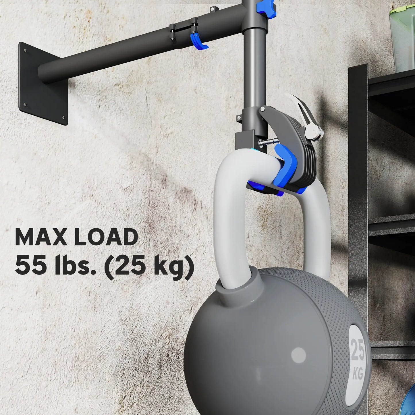 Bicycle Repair Stand, Wall Mount Rack with Adjustable Clamp Bike Repair Stands at Gallery Canada