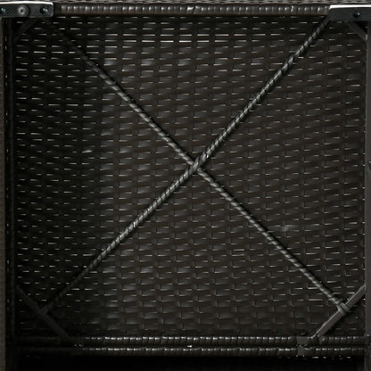 7-Piece Outdoor Rattan Furniture Set, Patio Wicker Sectional Sofa, Blue Patio Furniture Sets at Gallery Canada