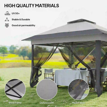 12' x 12' Foldable Pop-Up Party Tent, Instant Canopy Sun Shade Gazebo Pop Up Canopies at Gallery Canada