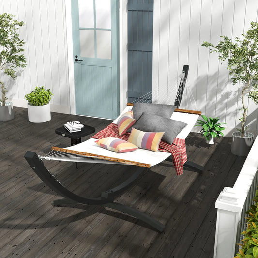 12' Steel Hammock Stand, For Garden Camping Patio, Grey Hammock Stands Grey at Gallery Canada