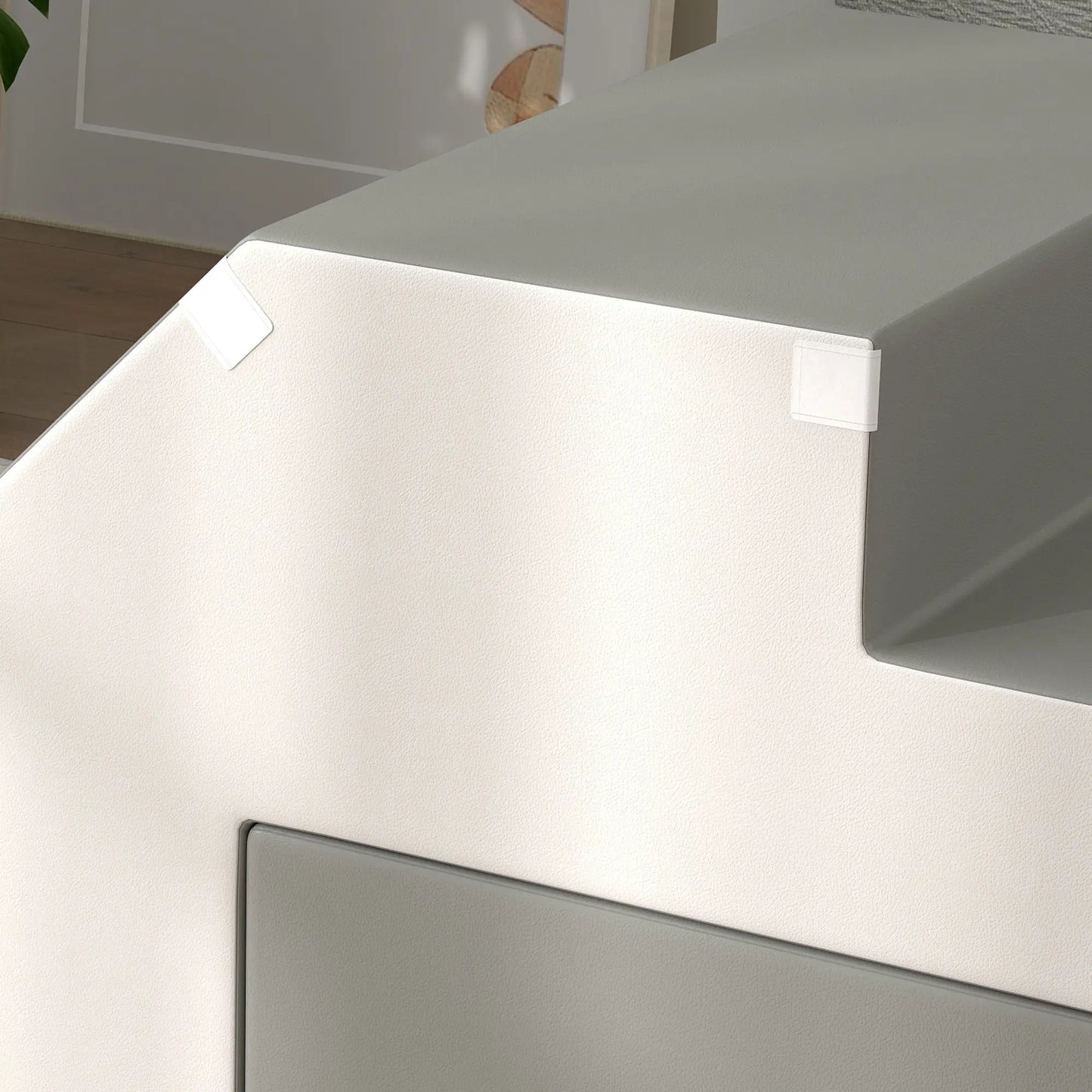 2-Piece Soft Play Kids Foam Set, for Crawl and Climb, Light Grey Kids Gym & Playmats at Gallery Canada