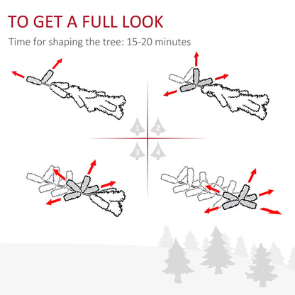 6FT Pop-up Artificial Christmas Tree Holiday Xmas Holiday Pencil Tree Decoration with Automatic Open for Home Party, Pink Artificial Christmas Trees at Gallery Canada