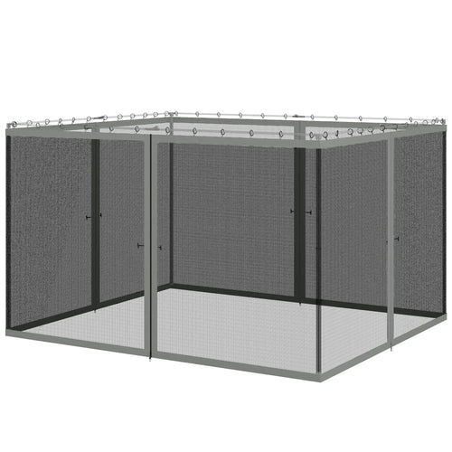 Replacement Mosquito Netting, 10' x 12', Black, Dark Grey