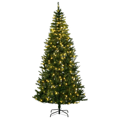7.5 Ft Prelit Artificial Christmas Tree, Warm White LED, Green Pre Lit Christmas Trees Green at Gallery Canada