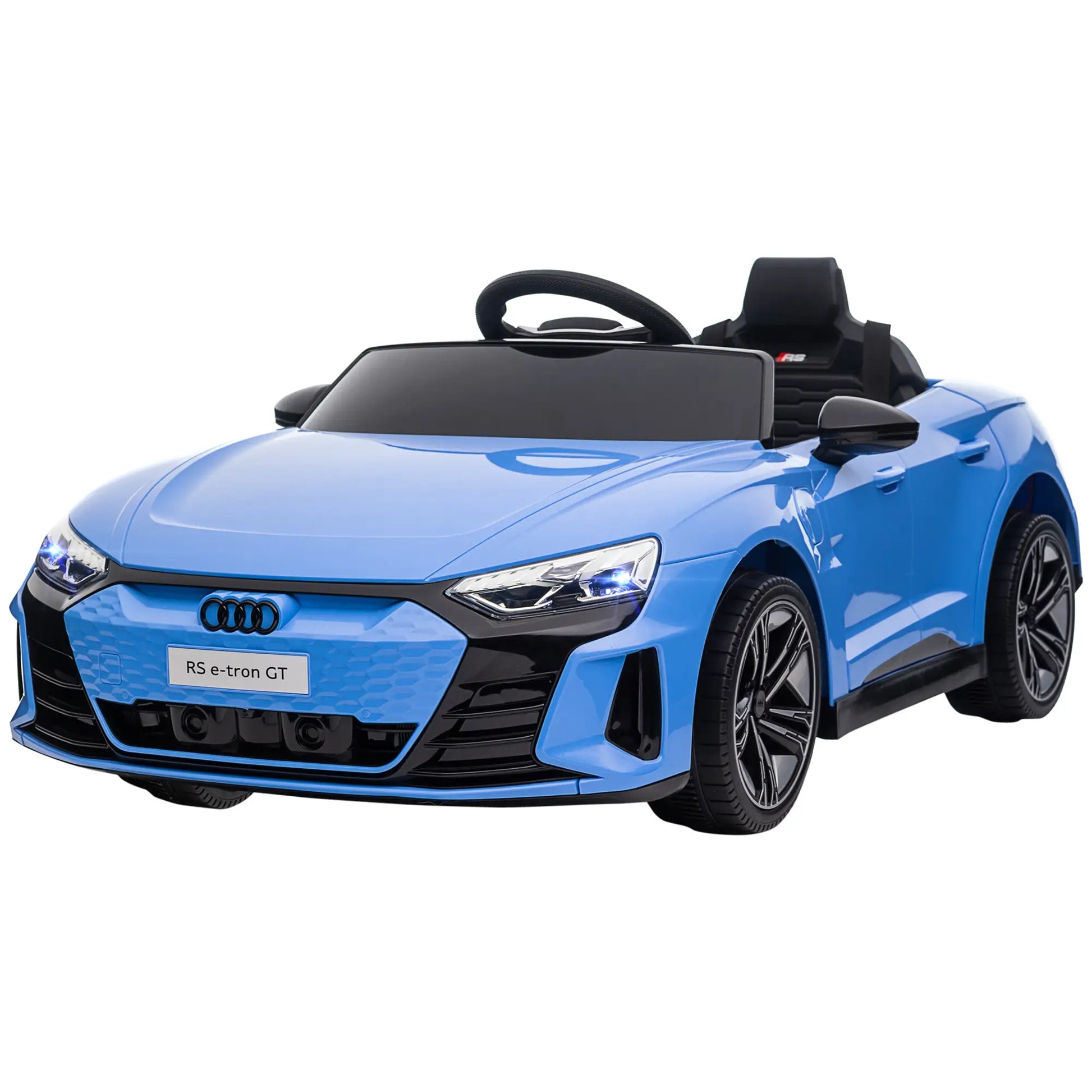 12V Ride On Car With Remote Control, 3.1 MPH, Blue Electric Toy Cars at Gallery Canada