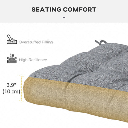 4-Piece Patio Chair Cushion Set, Indoor Outdoor Replacement Pillows Patio Chair Cushions at Gallery Canada