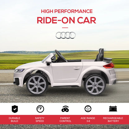 Kids Ride On Car 6V, Remote Control, Adjustable Speed, White Electric Toy Cars at Gallery Canada