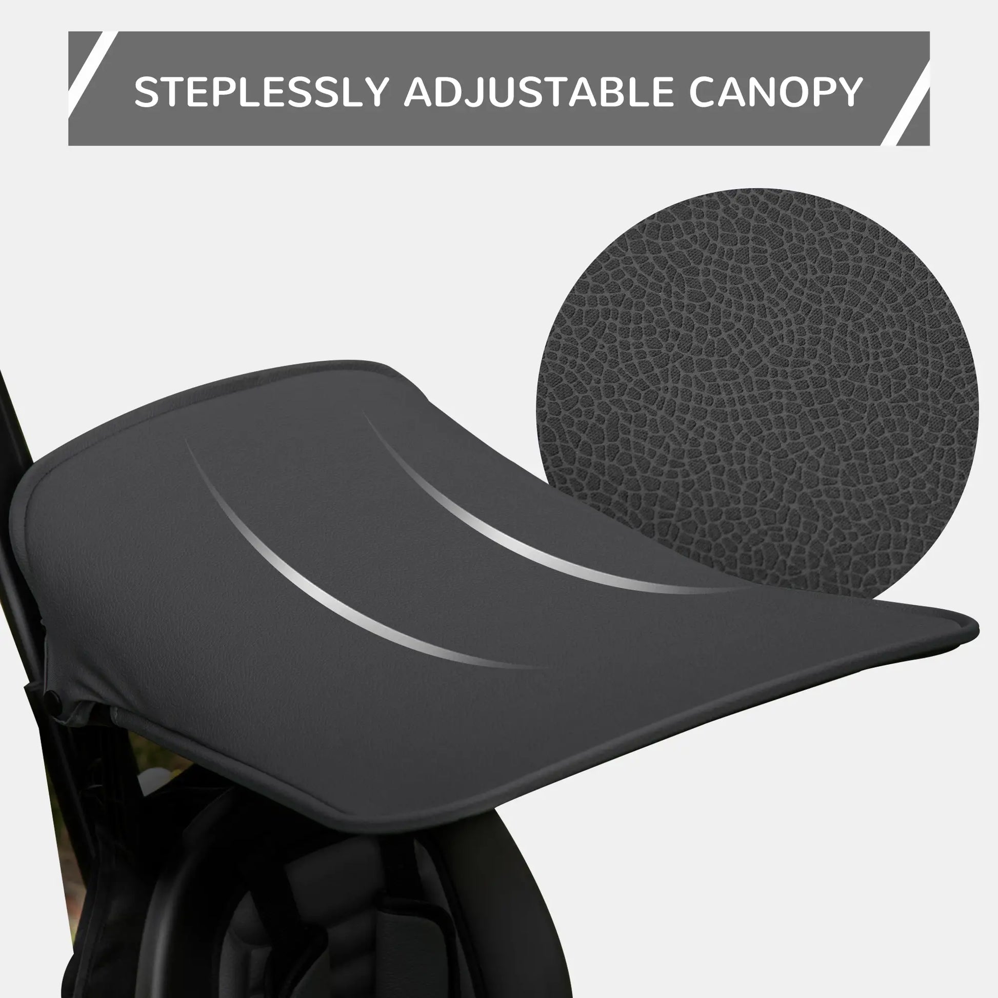 Kids Tricycle 4 In 1 Trike with Reversible Angle Adjustable Seat Removable Handle Canopy Handrail Belt Storage Footrest Brake Clutch for 1-5 Years Old Black Tricycles for Kids at Gallery Canada