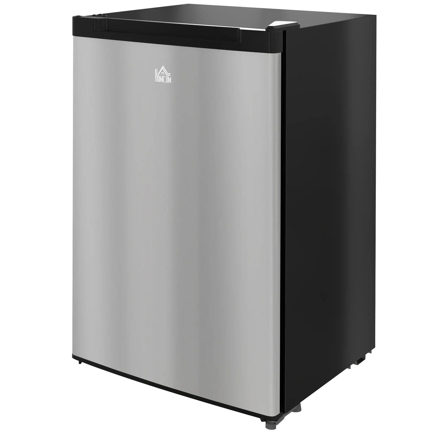 Upright Freezer, 3 Cu.Ft Mini Freezer with Reversible Single Door, Adjustable Thermostat for Home, Dorm, Silver Small Kitchen Appliances Silver at Gallery Canada