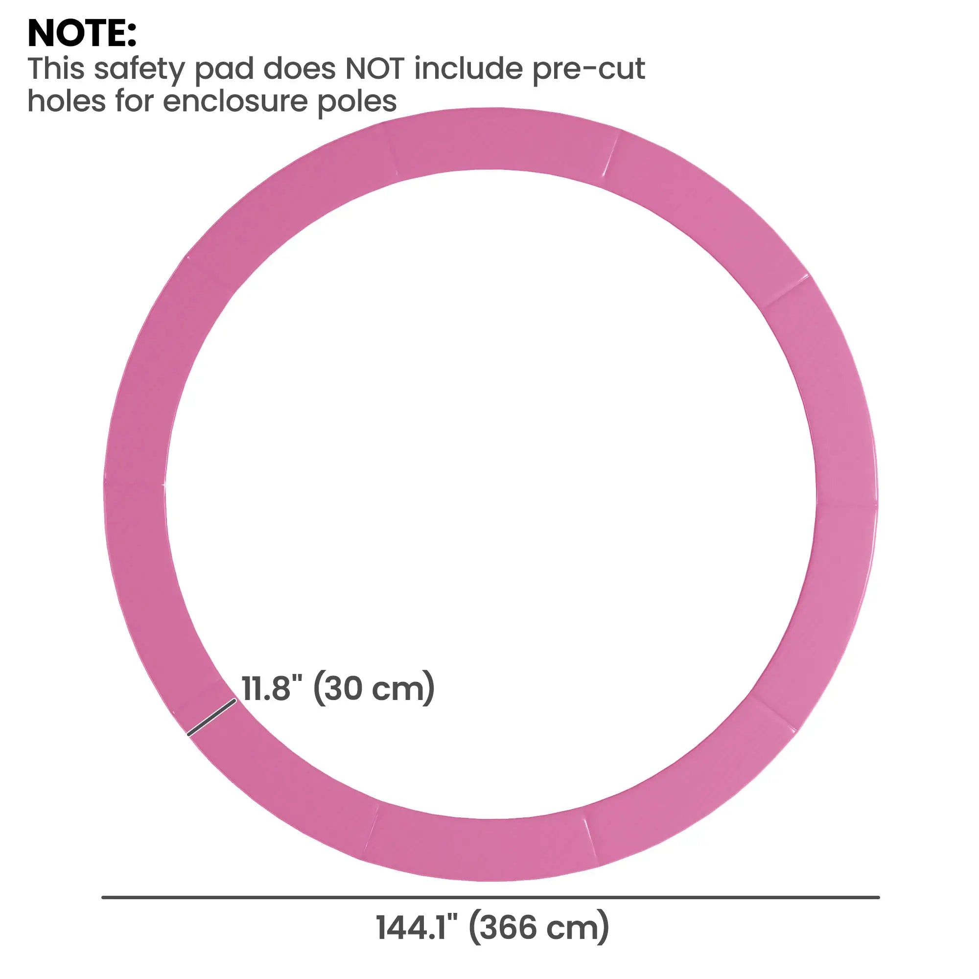 12FT Trampoline Spring Cover, Waterproof, Tear-Resistant, Pink Trampolines at Gallery Canada