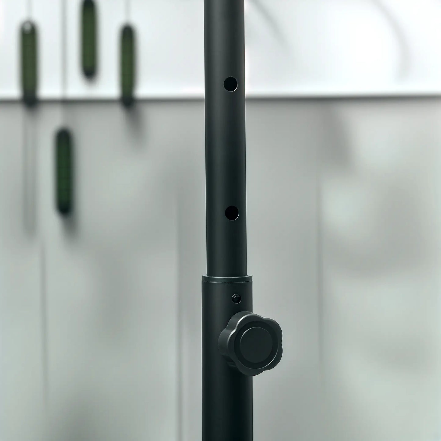 40" Foldable Mini Fitness Trampoline, Adjustable Foam Handle, Pink