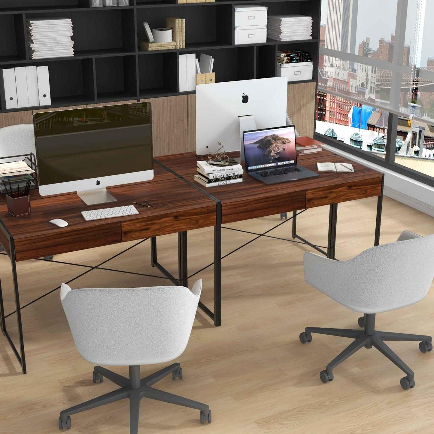 Versatile Home Office Desk and Storage Cabinet Bundle Home Office at Gallery Canada