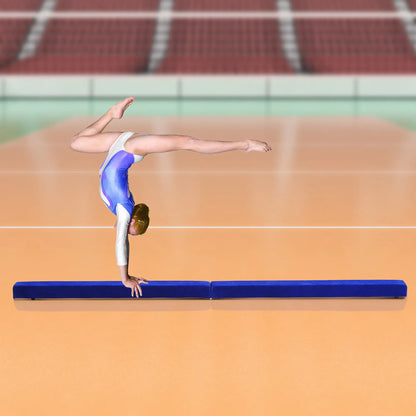 7ft Folding Balance Beam, Gymnastics Beam with Wood Core, Blue Gymnastics Mats at Gallery Canada