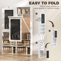 Fold-out Computer Desk, Storage Shelves, Wall Mount, White Computer Desks at Gallery Canada