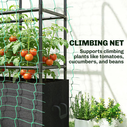 Raised Garden Bed With Trellis, Tomato Cage, 52.8 Gal Grow Bag Raised Garden Beds at Gallery Canada