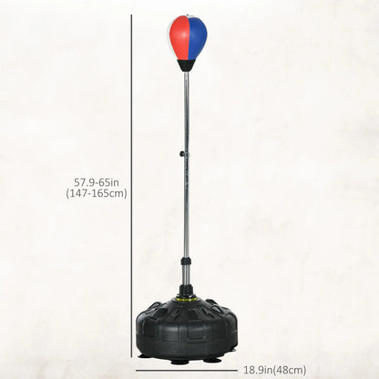 Reflex Bag, Speed Bag with Stand, 57.9"-65" Adjustable, Home Gym Boxing More-Strength Training Equipment at Gallery Canada