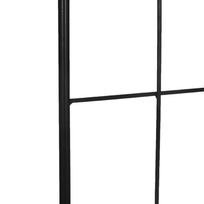 Metal Garden Trellis, Pack of 2, Arched Grid Panels, 20" x 60", Black Plant Stands at Gallery Canada